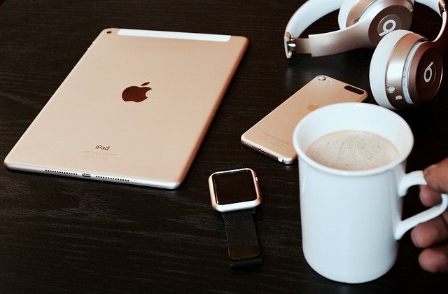 iPadとコーヒー