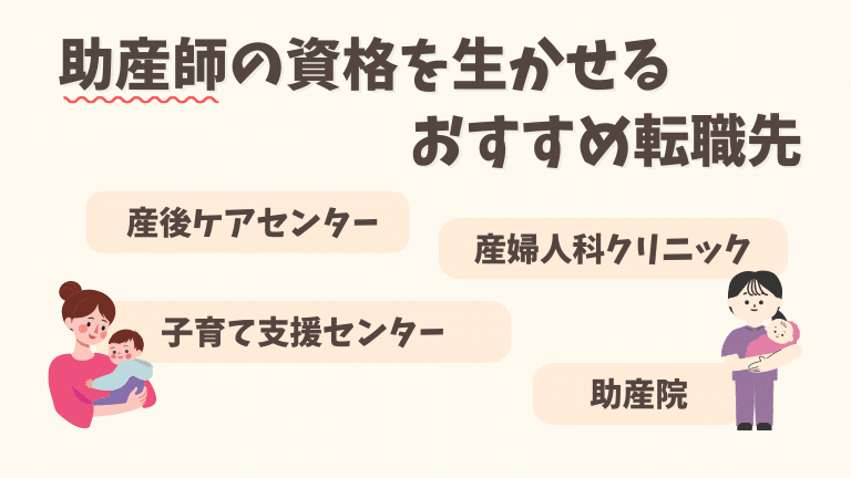 助産師におすすめの転職先